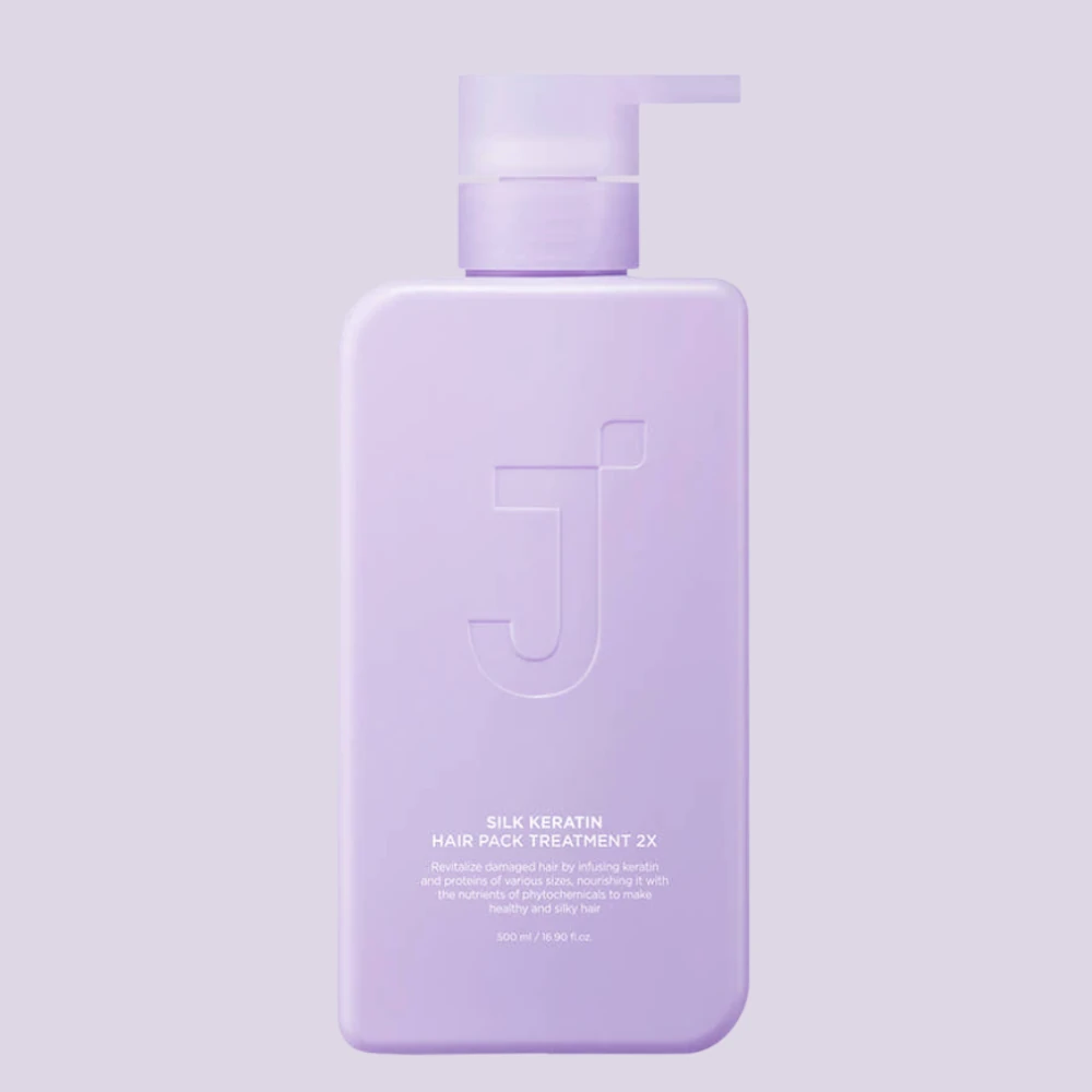 シルクケラチン ヘアパック トリートメント 2X 500ml