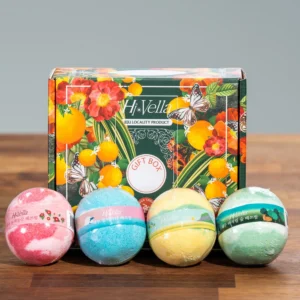 Jeju Local Series Bath Bomb Gift Set 140g x 4 pieces