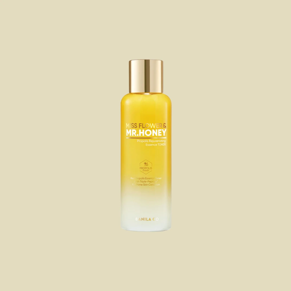 ミスフラワー＆ミスターハニー・プロポリス・リジュブネイティング・エッセンス・トナー 190ml