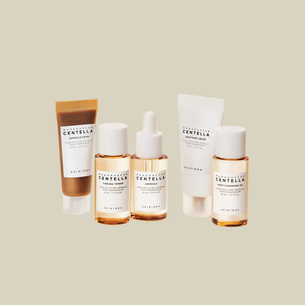 Madagascar Centella Travel Kit 5-Piece Set - the katch
