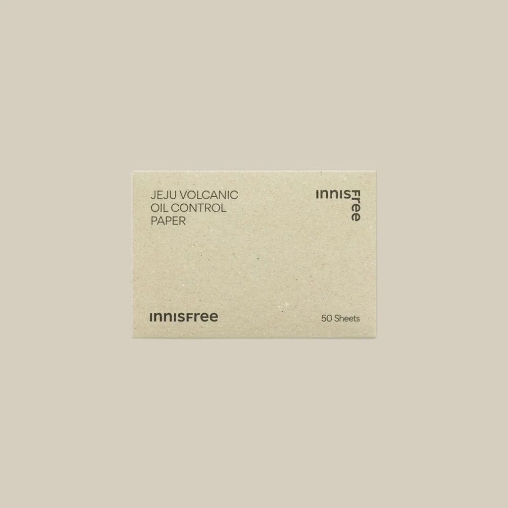 Jeju Volcanic Ash Oil Control Paper 50 Sheets