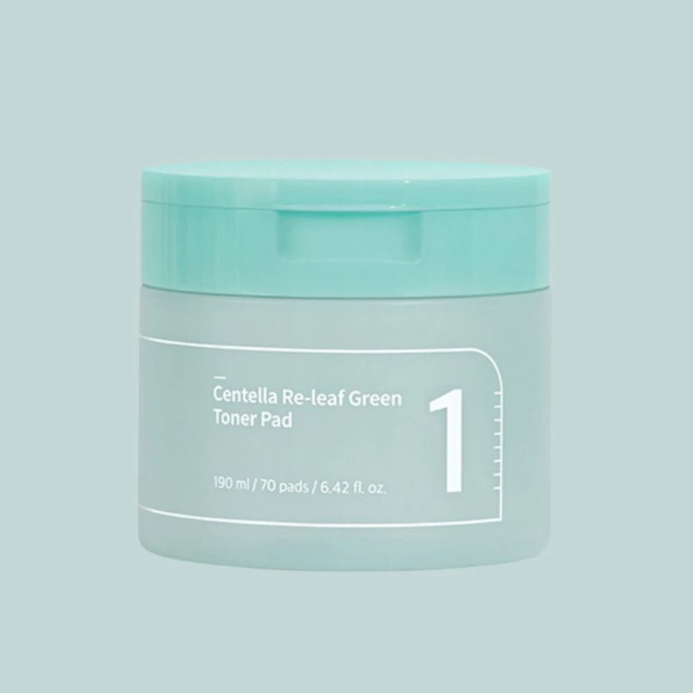No. 1 Centella Re-leaf Green Pad 190ml (70 pads)