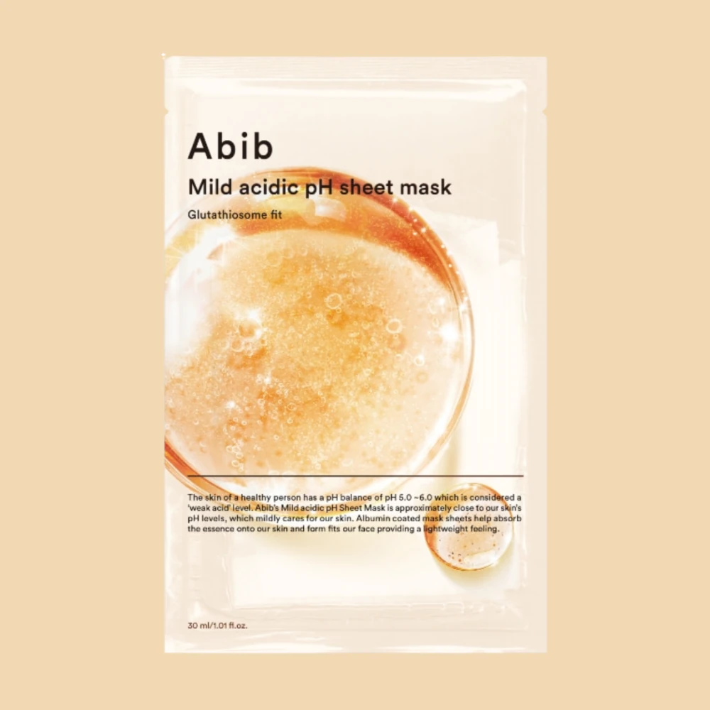 Mildly acidic pH sheet mask Glutathione Fit 1 sheet