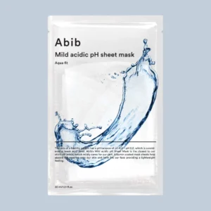 Mildly acidic pH sheet mask Aqua Fit 1 piece